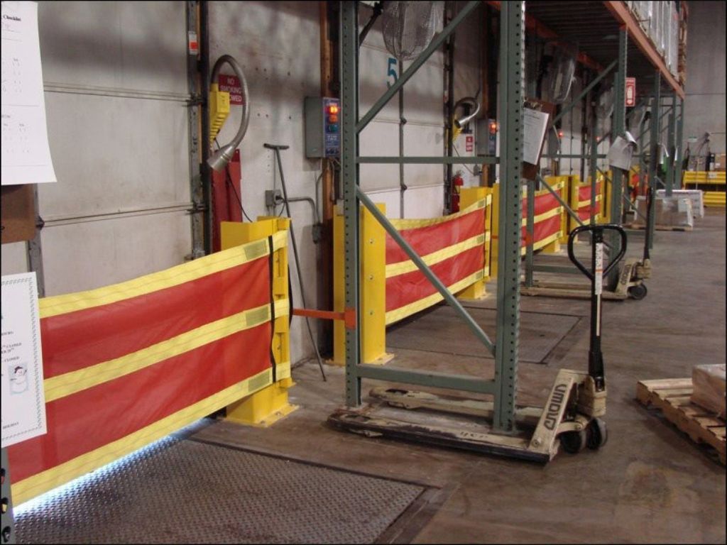 Barrière textile de quai